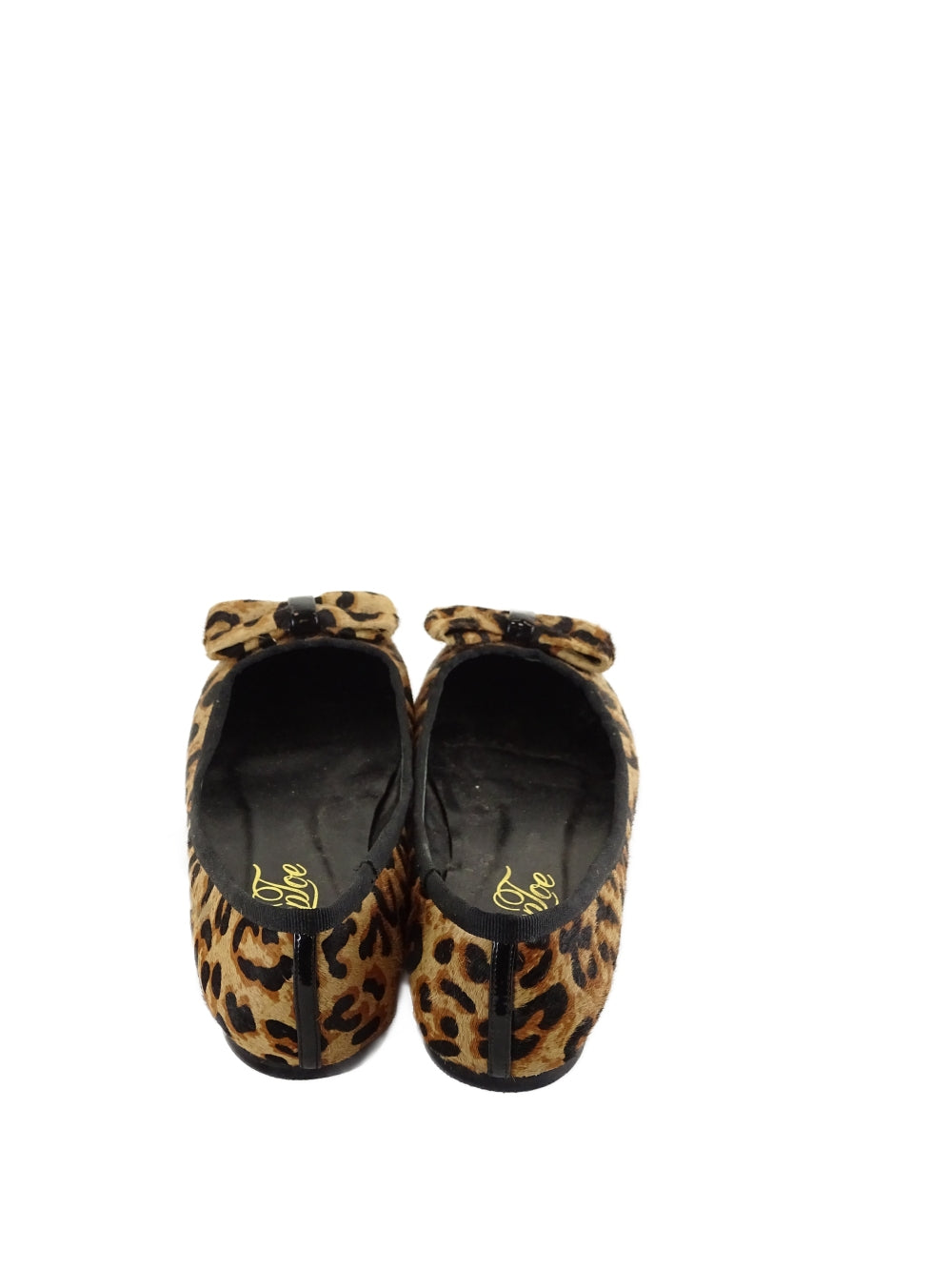 Peep Toe Cheetah Print Ballet Flats AU/US 6 (EU 37)