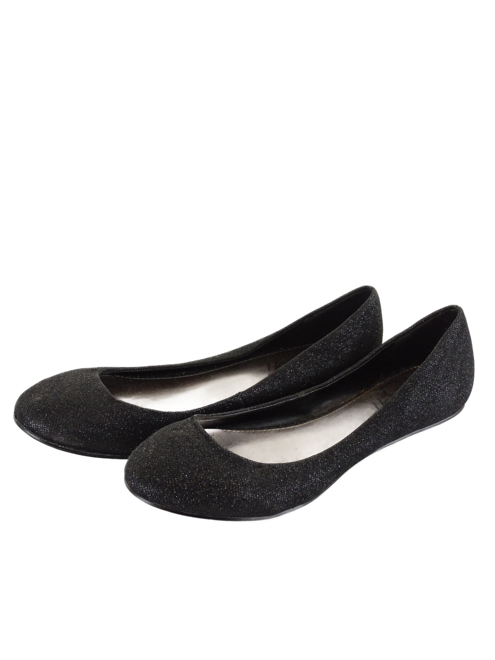 Verali Black Glitter Ballet Flats AU/US 6.5 (EU 37.5)