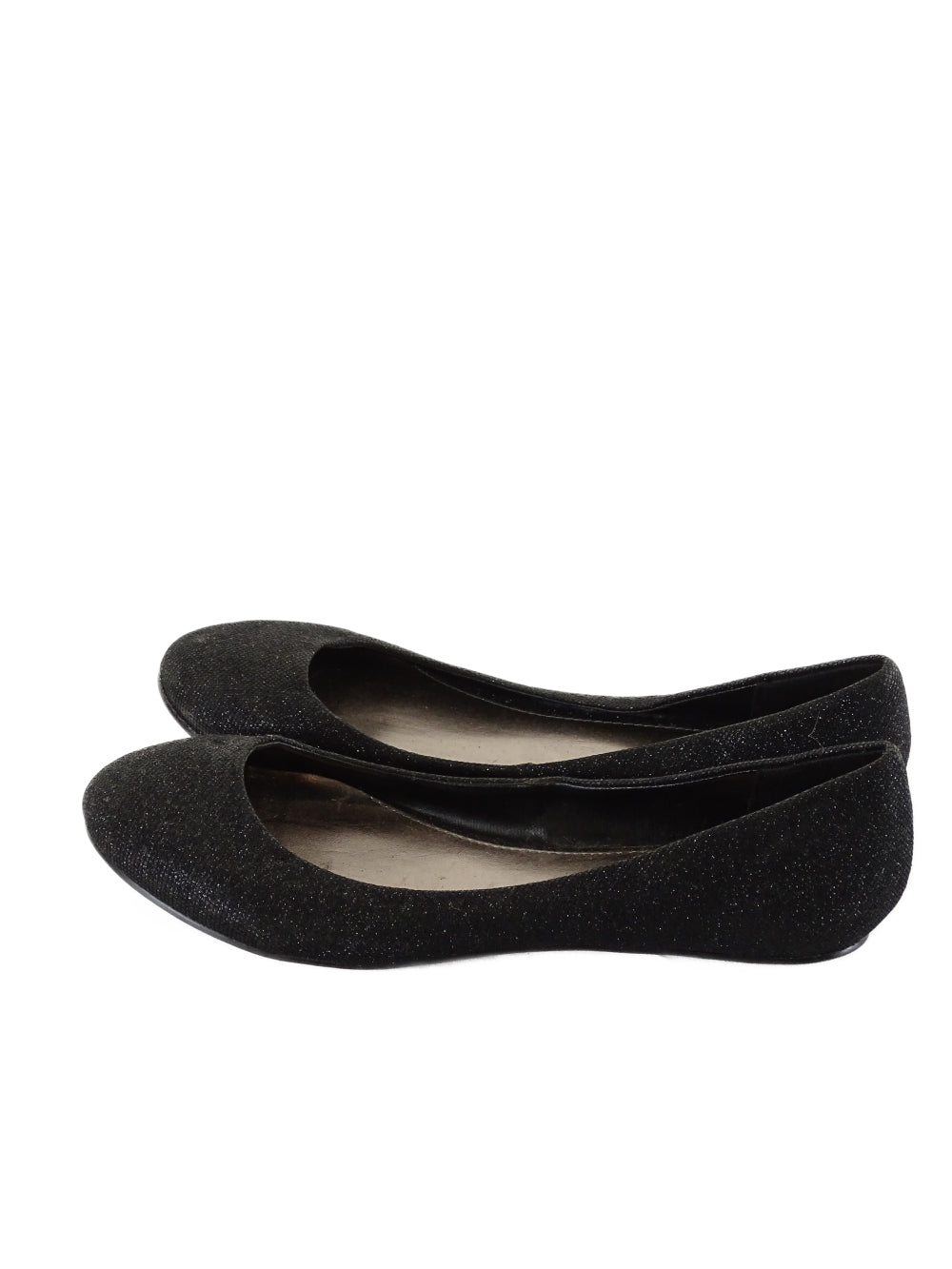 Verali Black Glitter Ballet Flats AU/US 6.5 (EU 37.5)