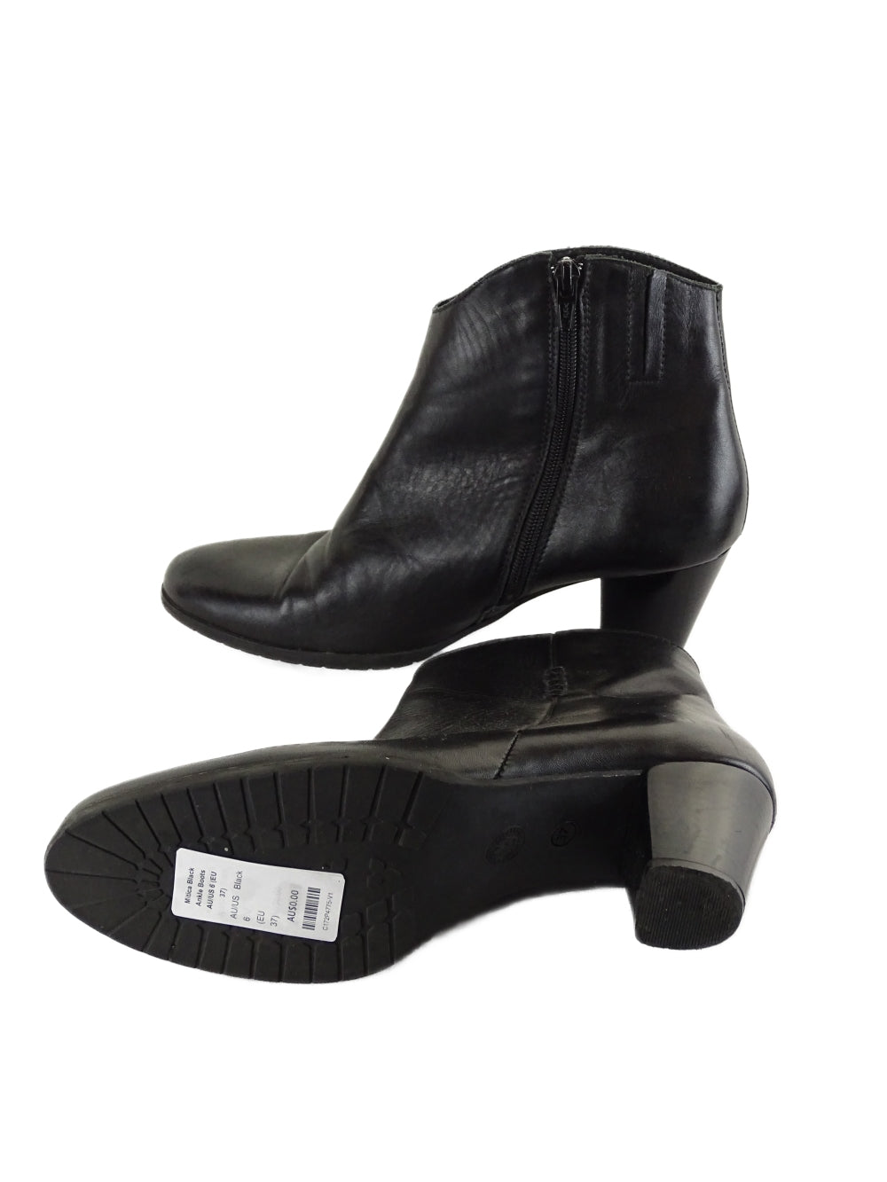 Mitica Black Ankle Boots AU/US 6 (EU 37)