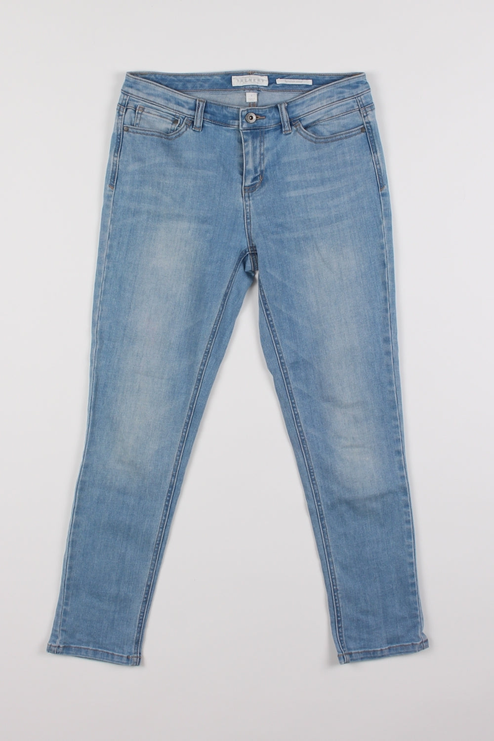 Trenery Blue Skinny Jeans AU 6