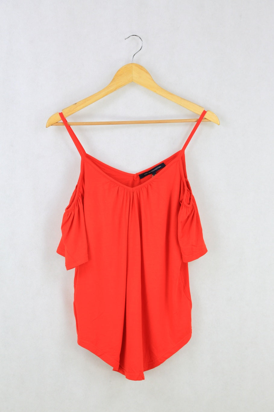 French Connection Cold Shoulder Top- S