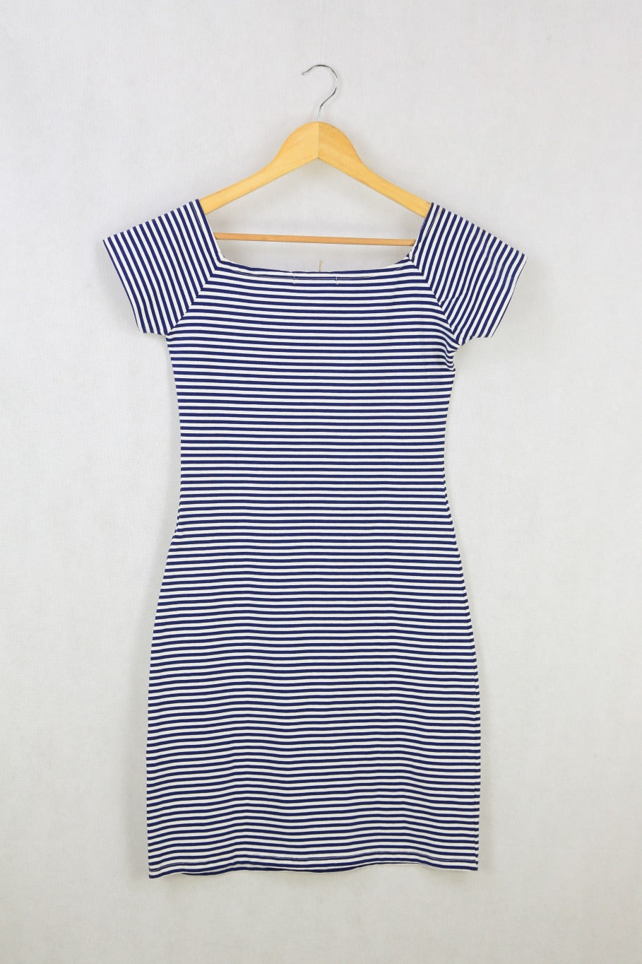 Sportsgirl Striped Off the Shoulder Dress- S