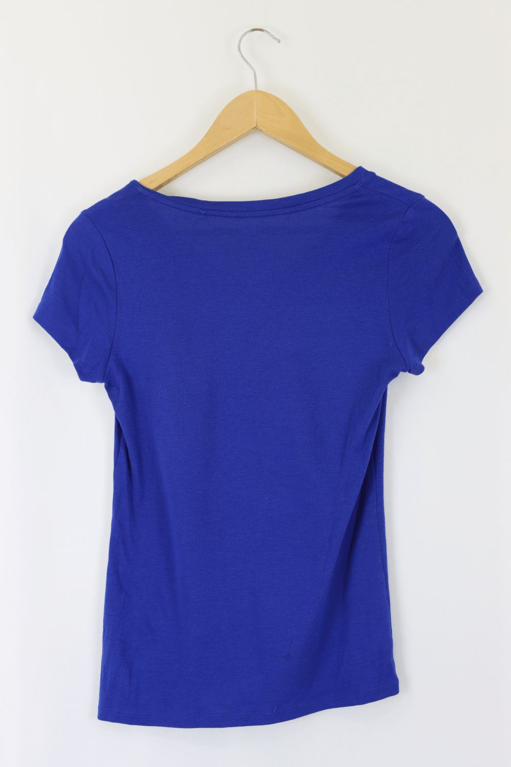 Uniqlo V Neck T shirt Blue XS