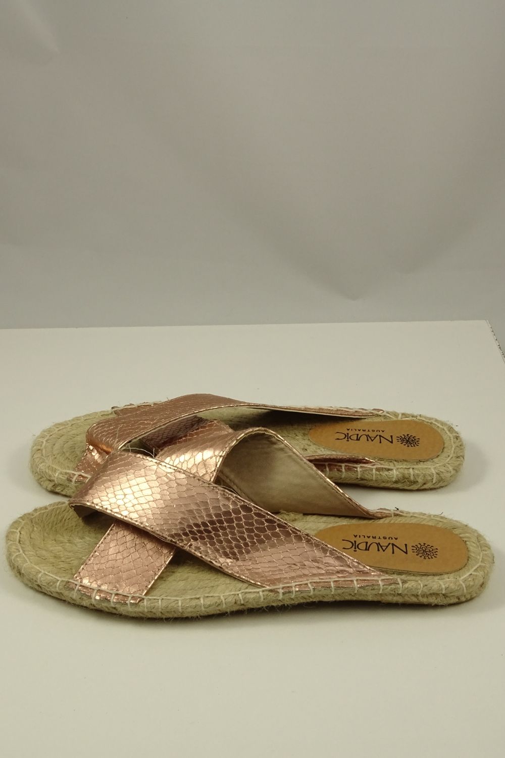 Naudic Espadrille Slides 38