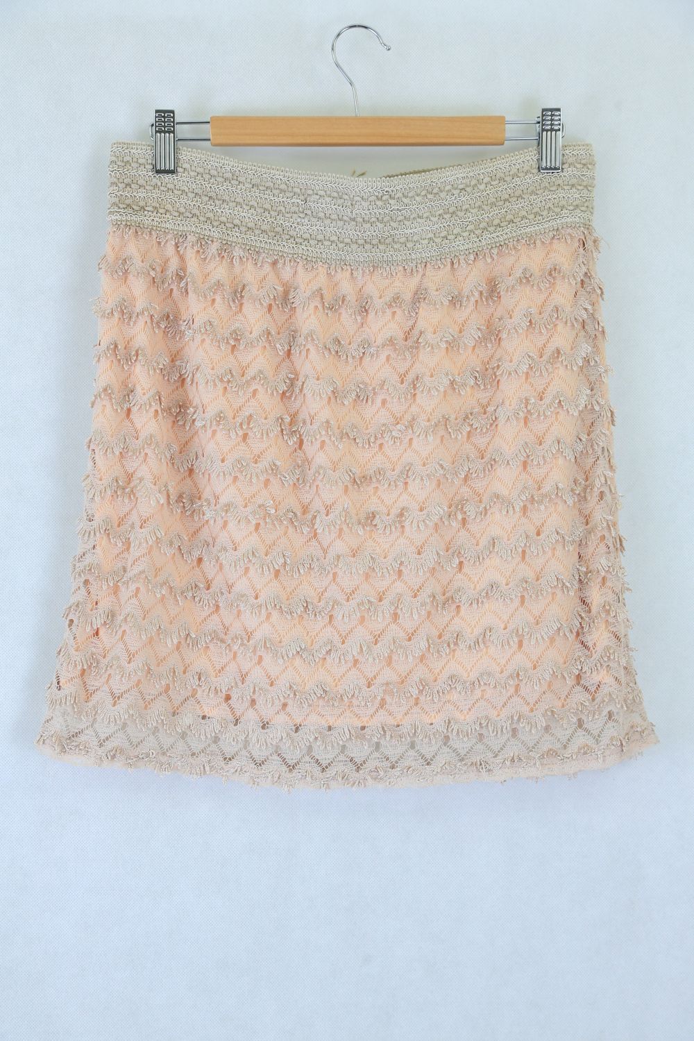 Avocado Lace Blush Mini Skirt 14