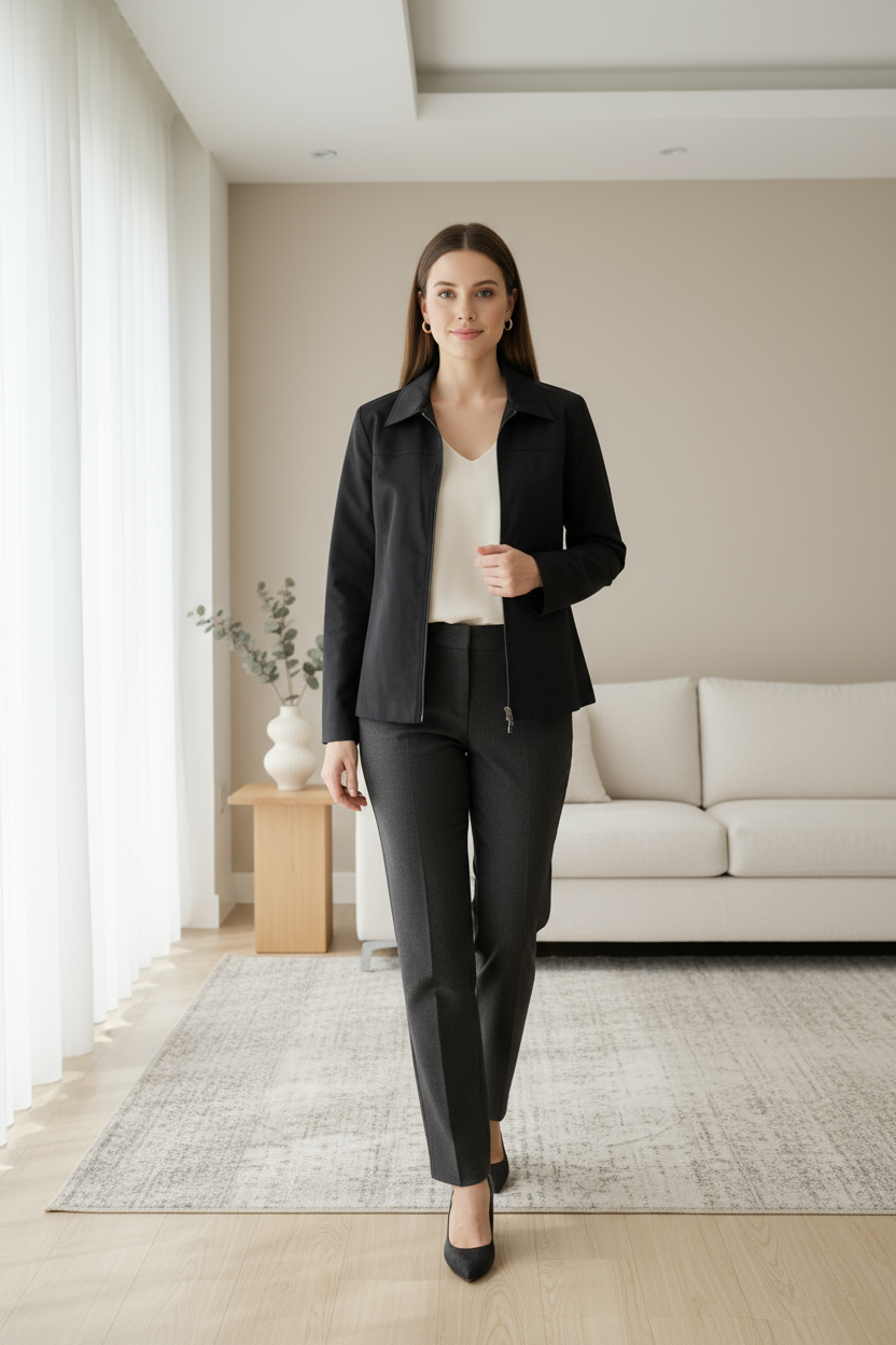 Daniel Hechter Black Jacket 34 (S/M)