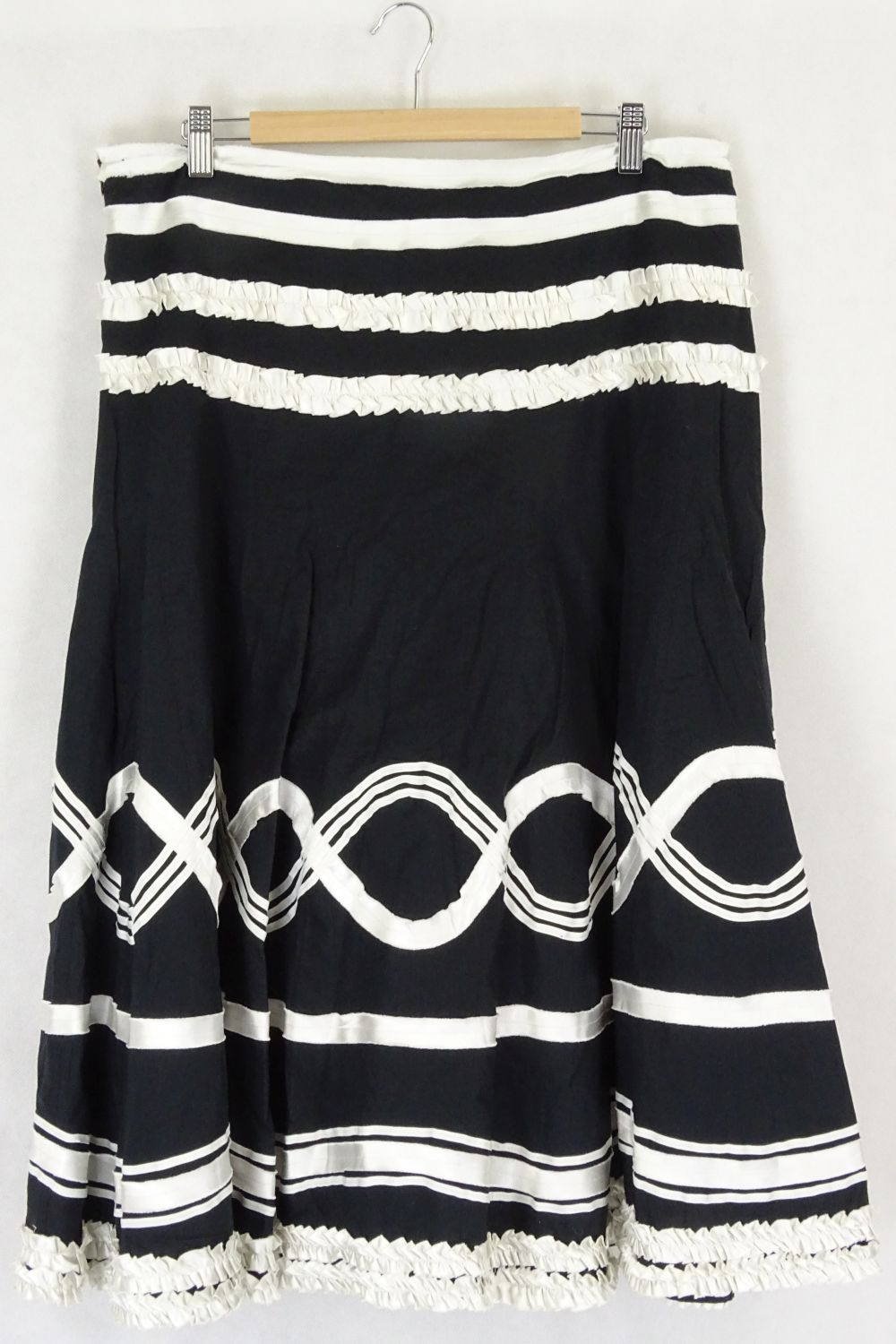 Pingpong Black Cotton Skirt 14