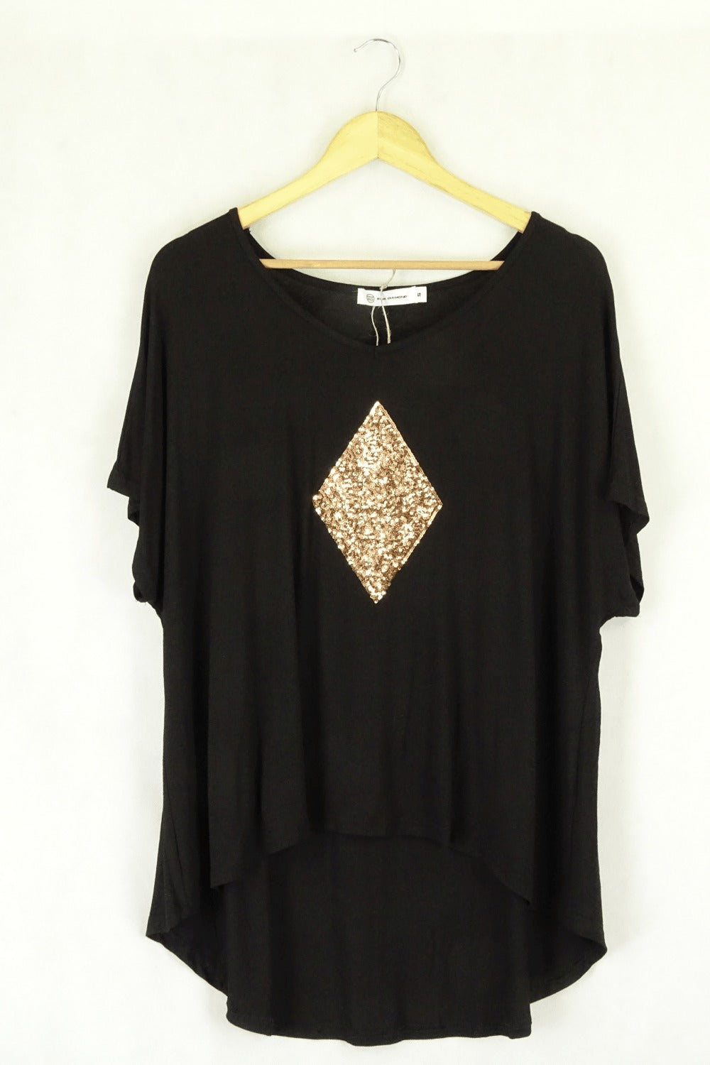 Pink Diamond Patterned T-Shirt S