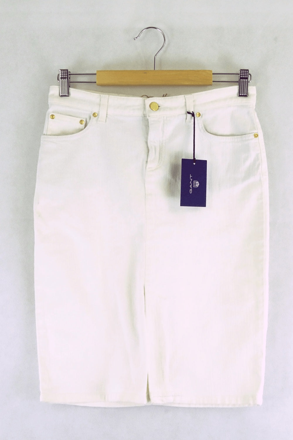 Gant White Denim Skirt 38 (12AU)