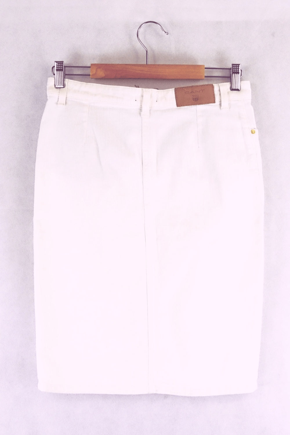 Gant White Denim Skirt 38 (12AU)