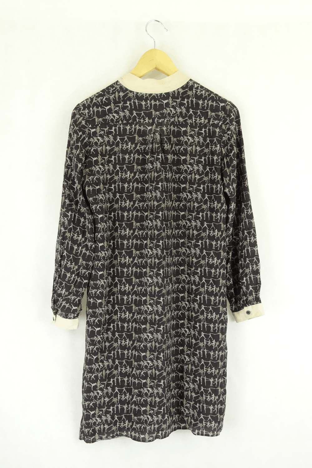 Herringbone Print Dress 36 (8)