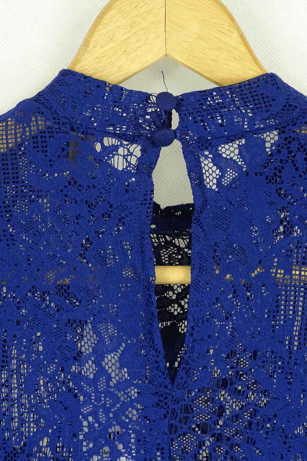 Asos Blue Lace Dress 8