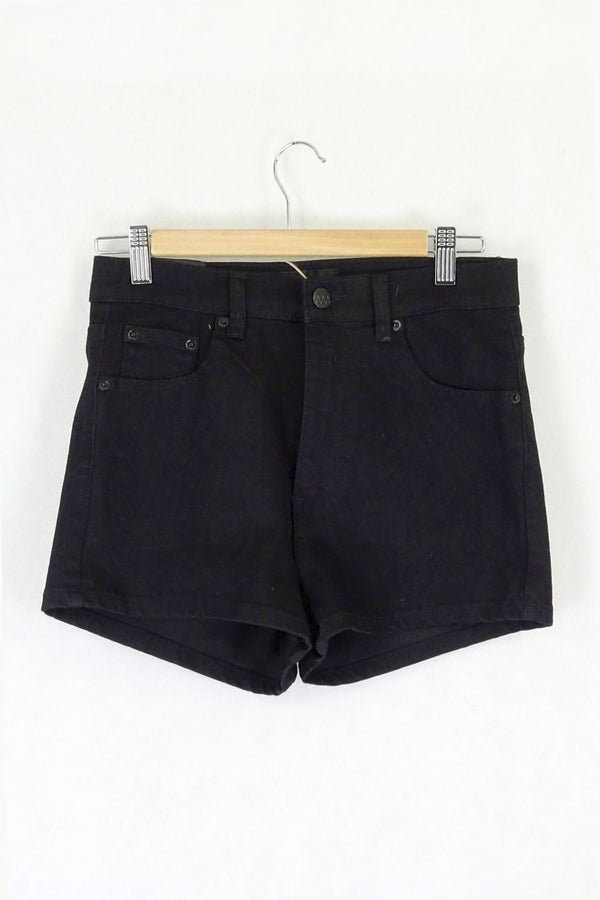 Ziggy Denim Black Shorts 30 Au12 Reluv Clothing Australia 