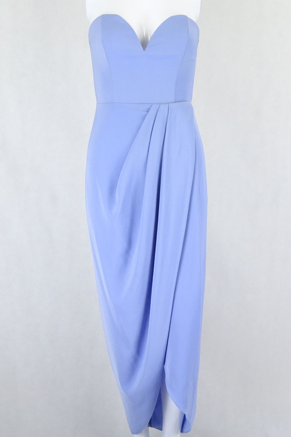 Blue Strapless Dress 6AU