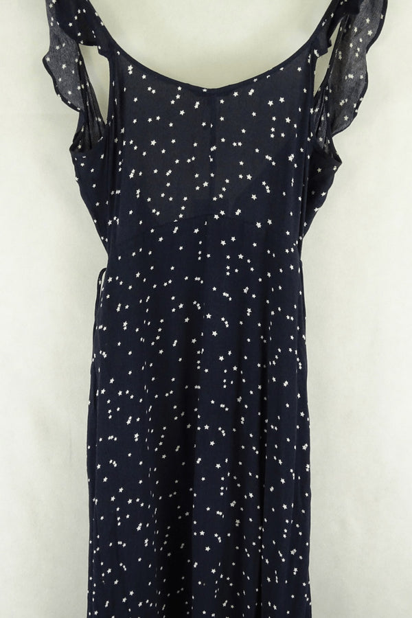 Portmans Blue Star Dress 8 - Reluv Clothing Australia