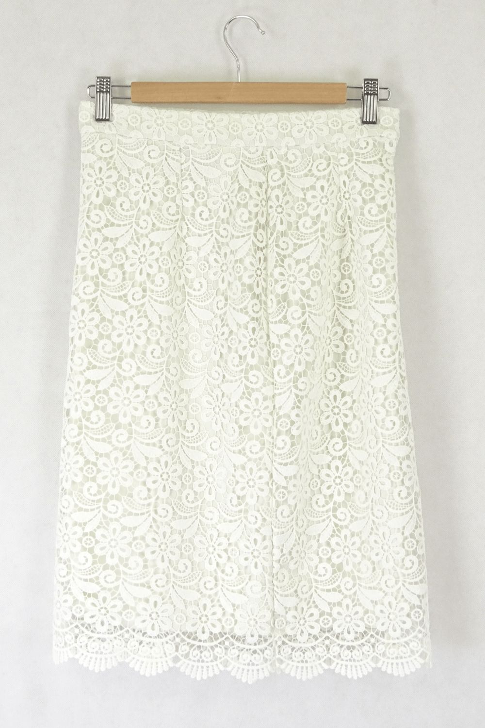 Uniqlo Cream Lace Skirt S