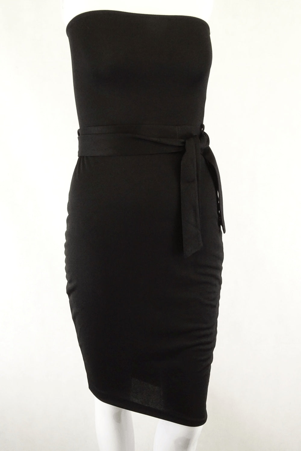 Boohoo Black Midi Dress 6