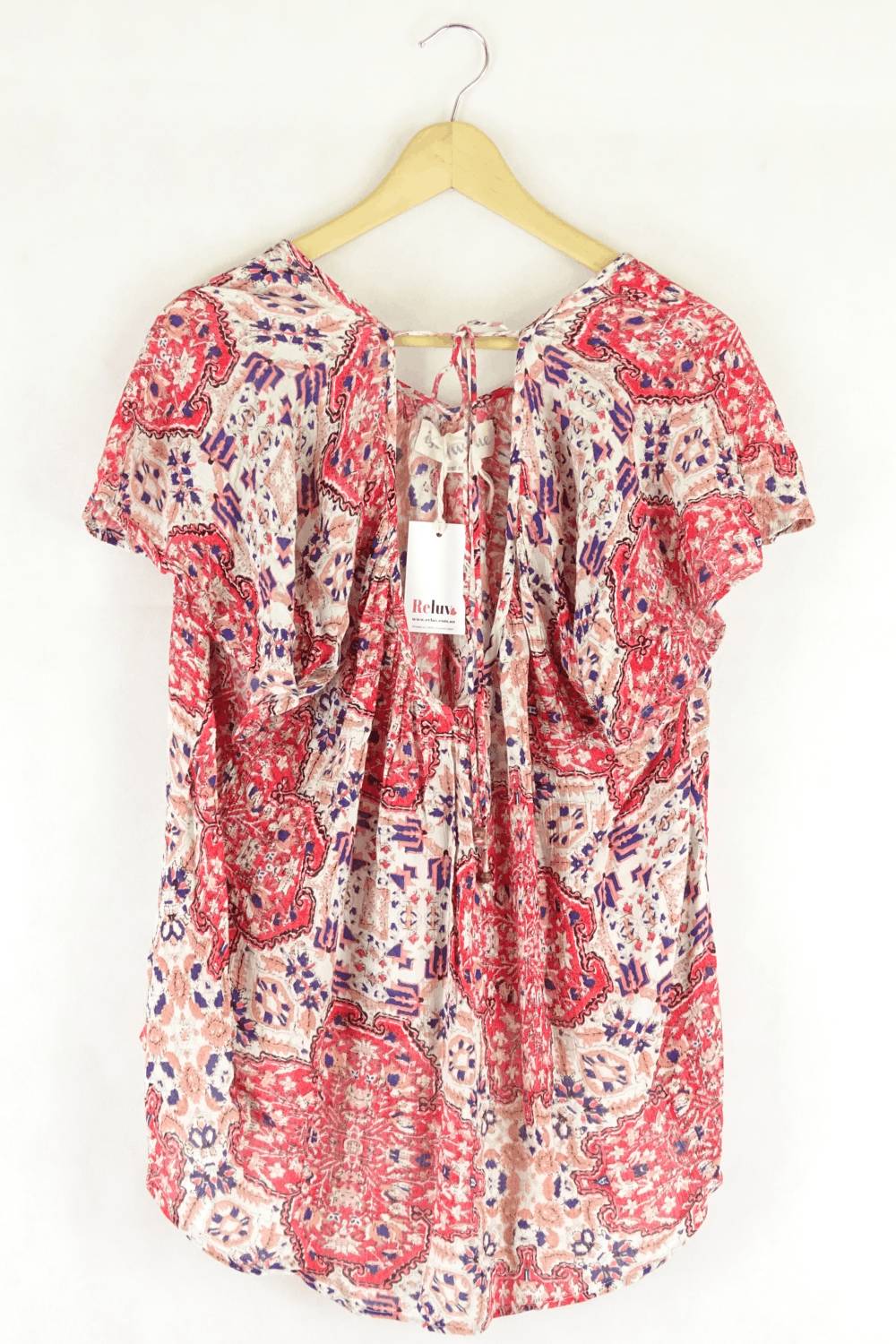 Isle Of Mine Pink Printed Blouse O/S