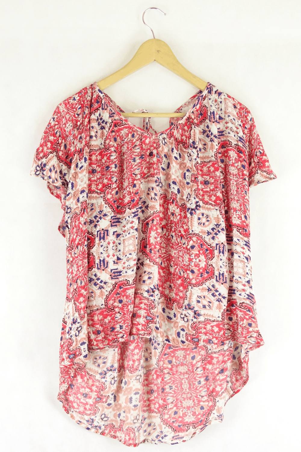 Isle Of Mine Pink Printed Blouse O/S