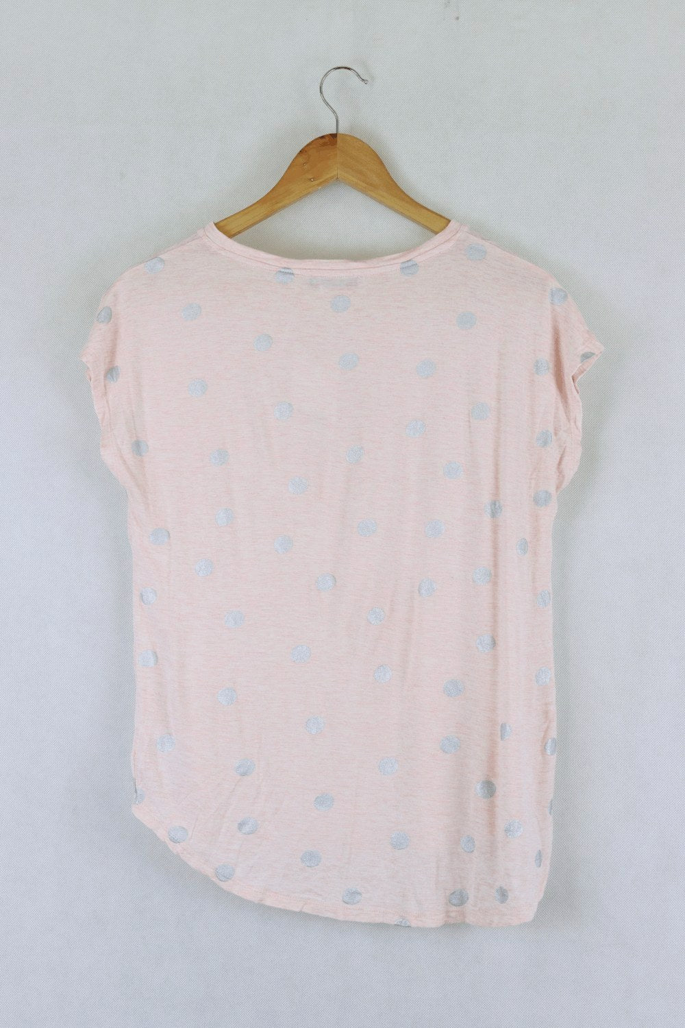 Just Jeans Pink Polka Dot T-Shirt Xs