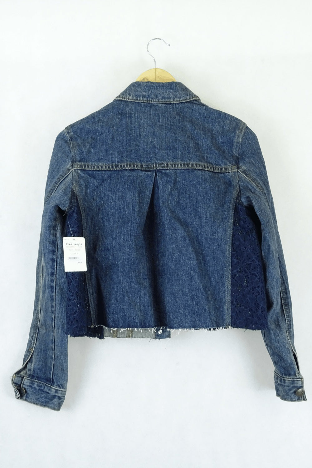 Free People Denim Lace Jacket S
