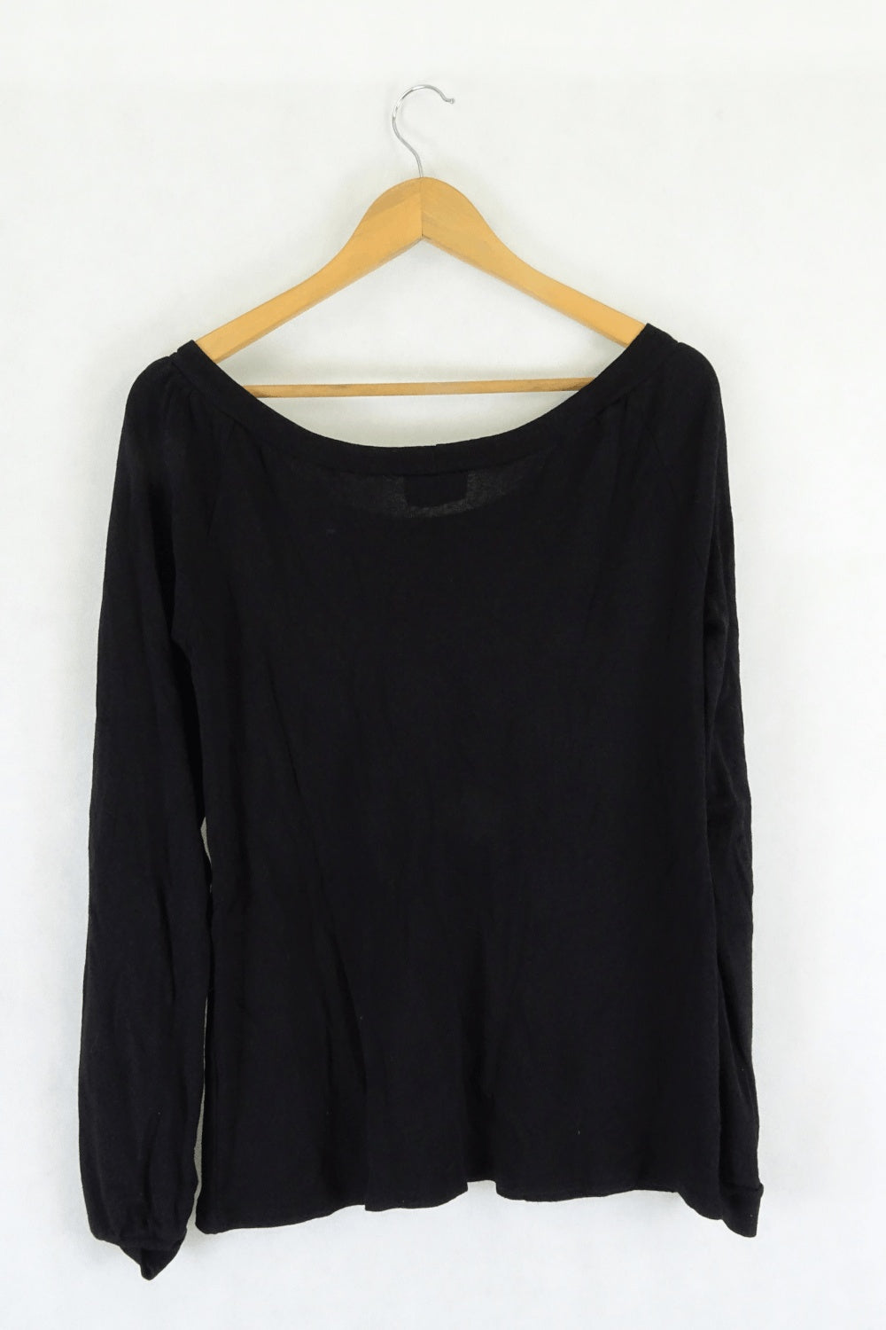 Michael Stans Long Sleeve BLack Top One Size Fit All