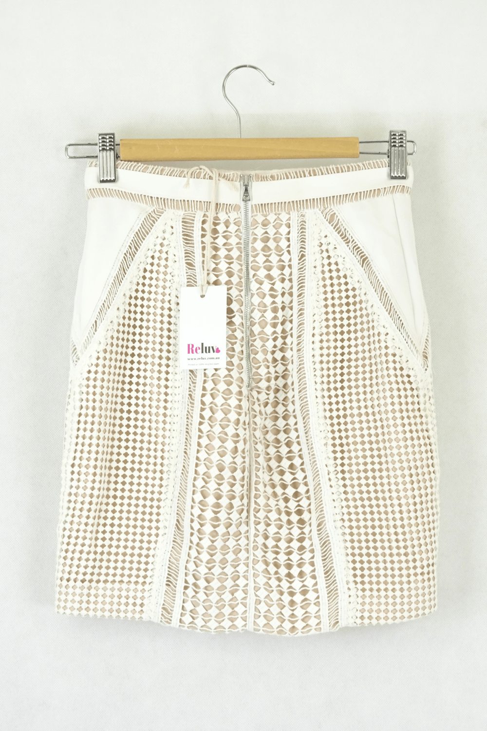 Bardot White Lace Skirt 6