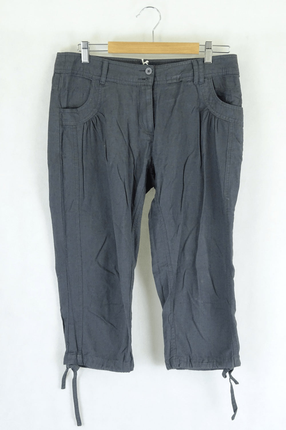 Max Grey Cropped Pants M