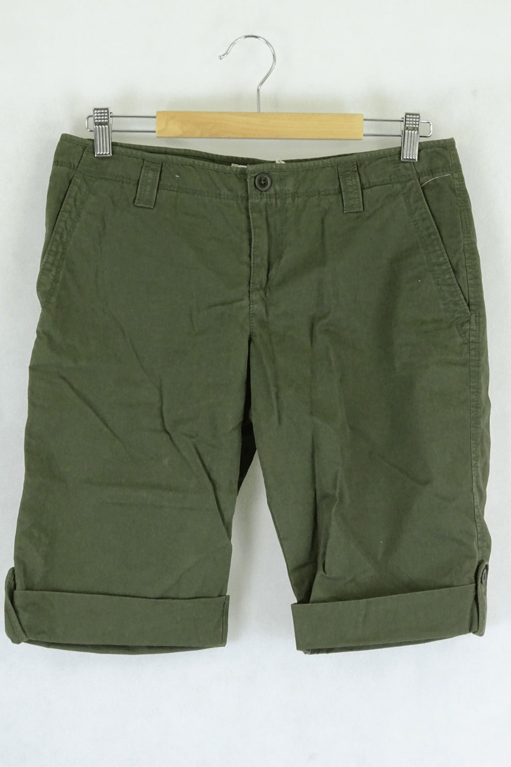 Old Navy Olive Shorts Us 6 (10AU)