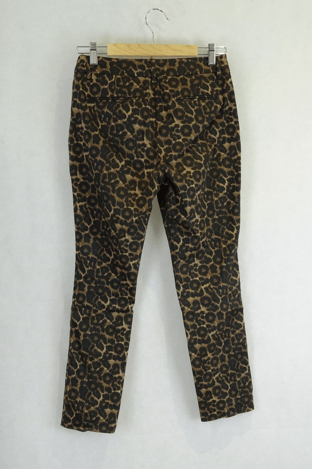 Jacqui E Animal Print Pants 6