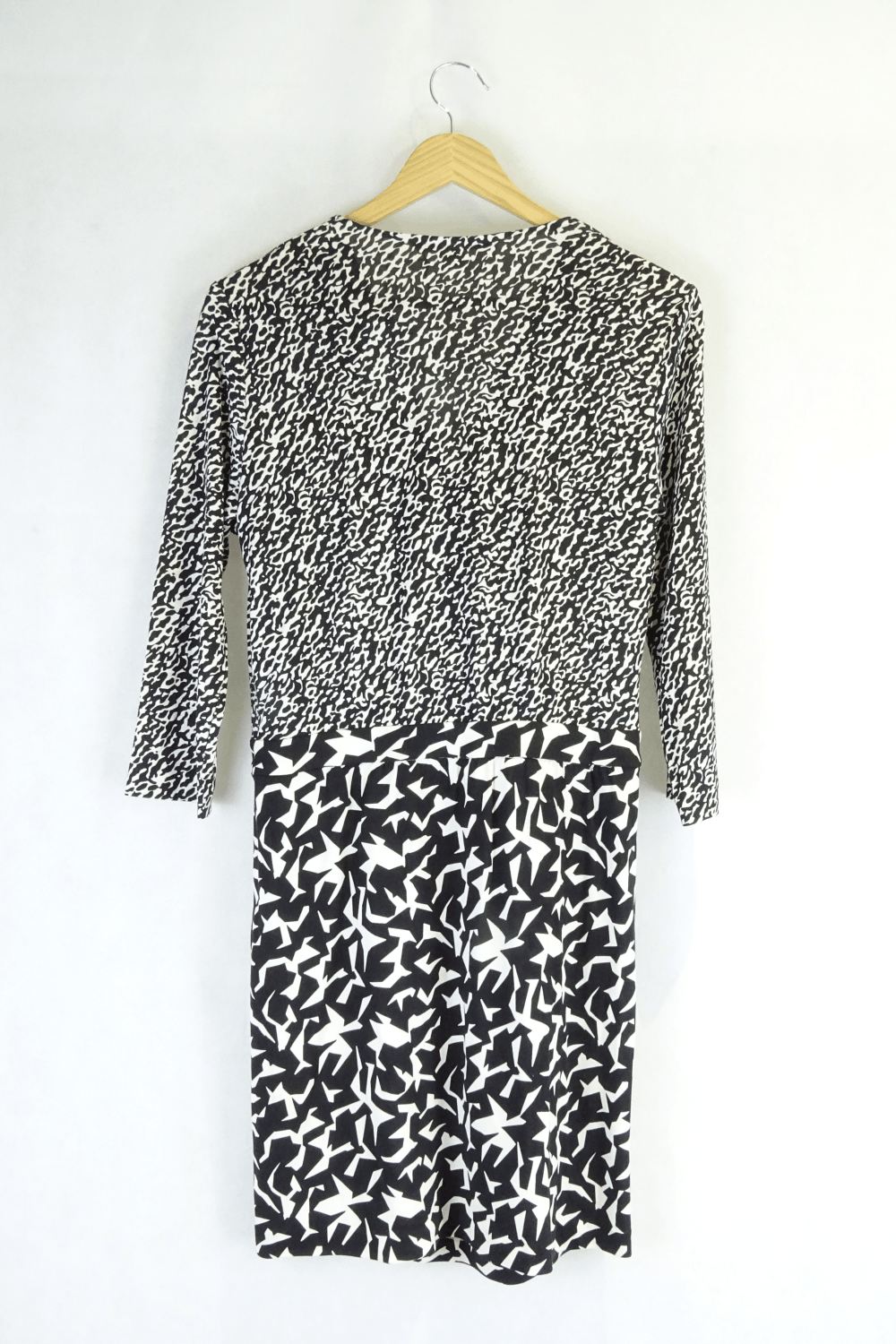 Diane Von Furstenberg Black And White Dress 8