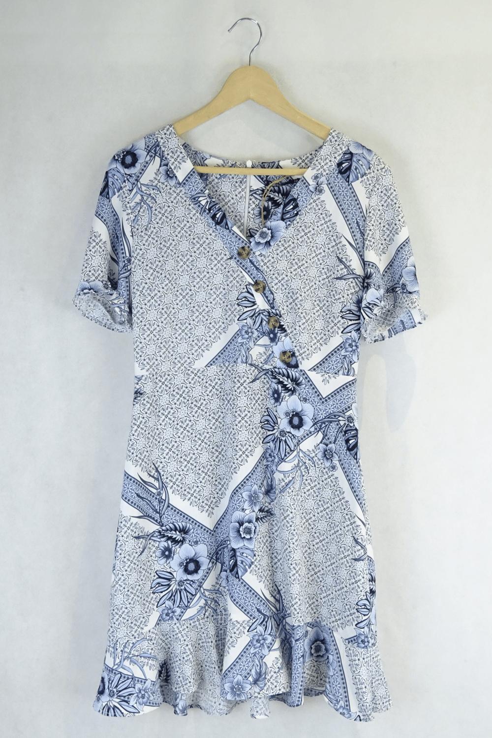 Tokito Blue And White Dress 10