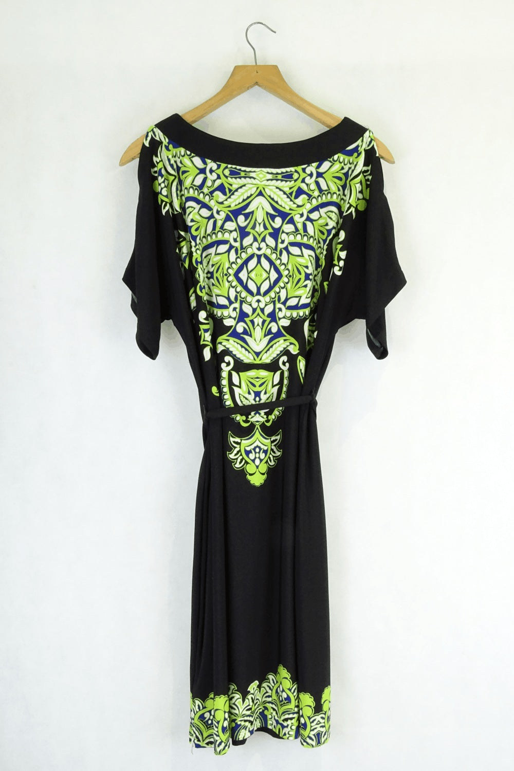 Jacquie Black And Green Dress S