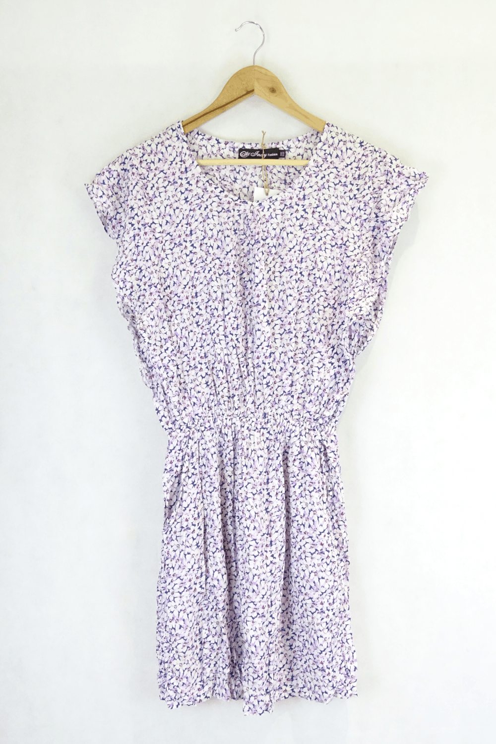 Indy Fashion Purple Floral Dress O/S