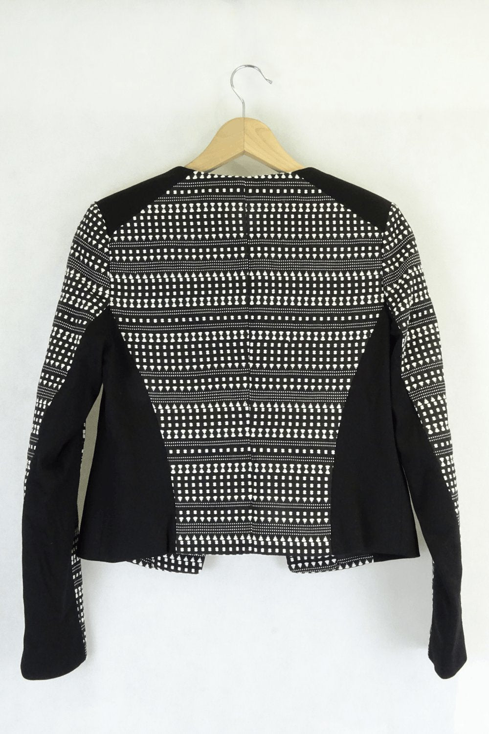 Jeanswest Black And White Blazer 8