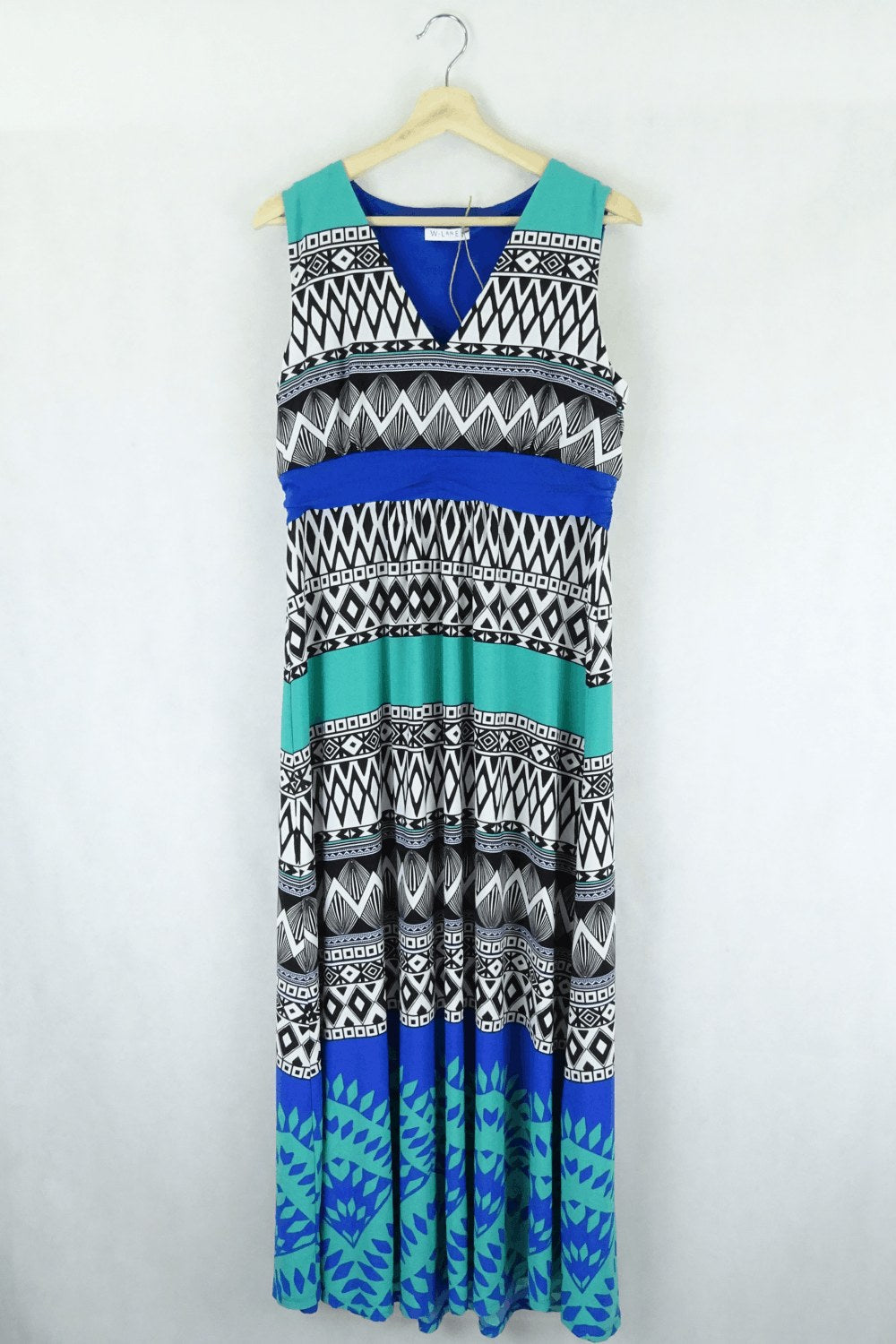 W Lane Geometric Multicoloured Dress M