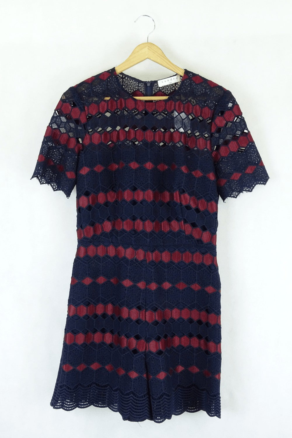 Sandro Blue And Purple Dress 3