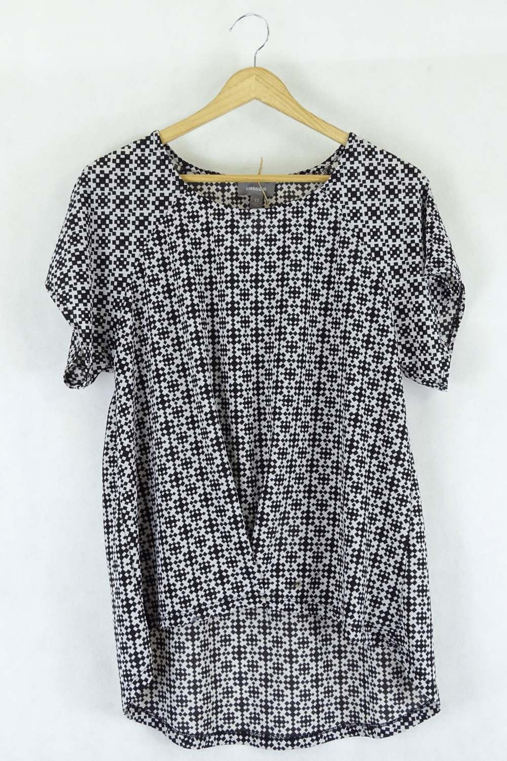 Sussan Black and White Blouse XS