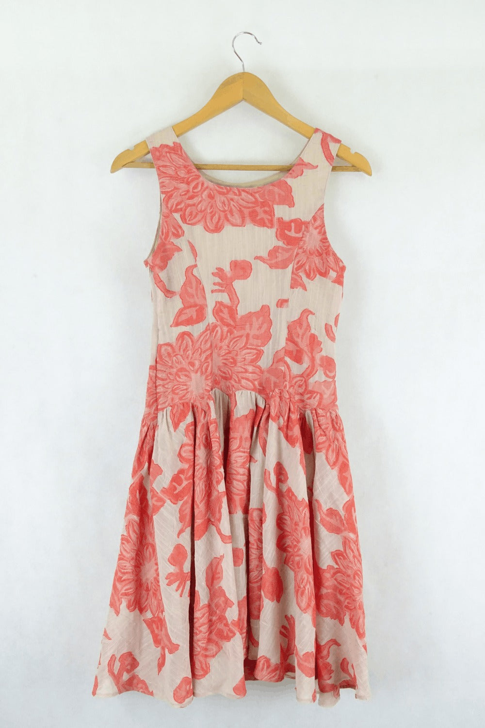 Eva Franco Orange Floral Dress 4