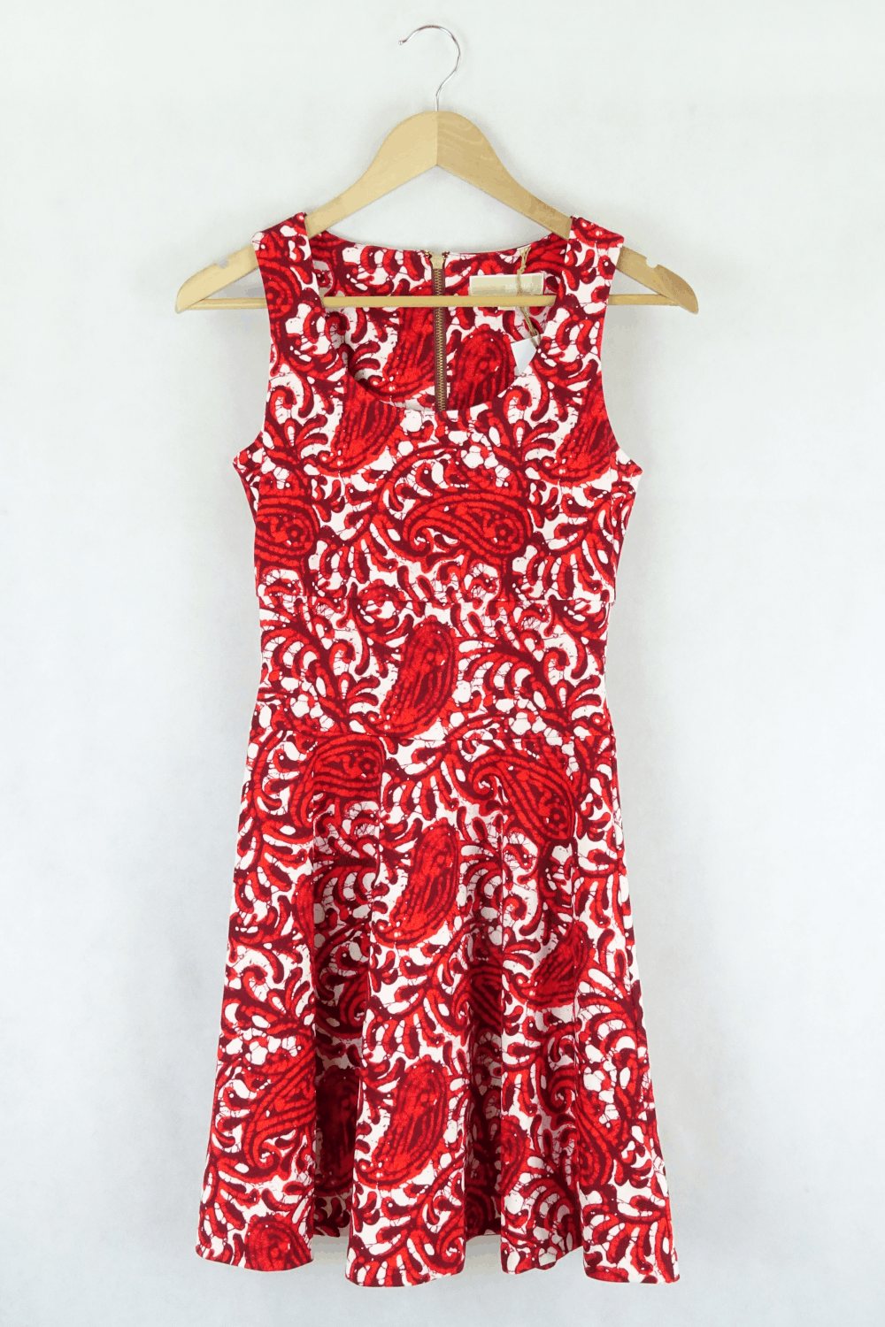 Michael Kors Red and White Dress XS