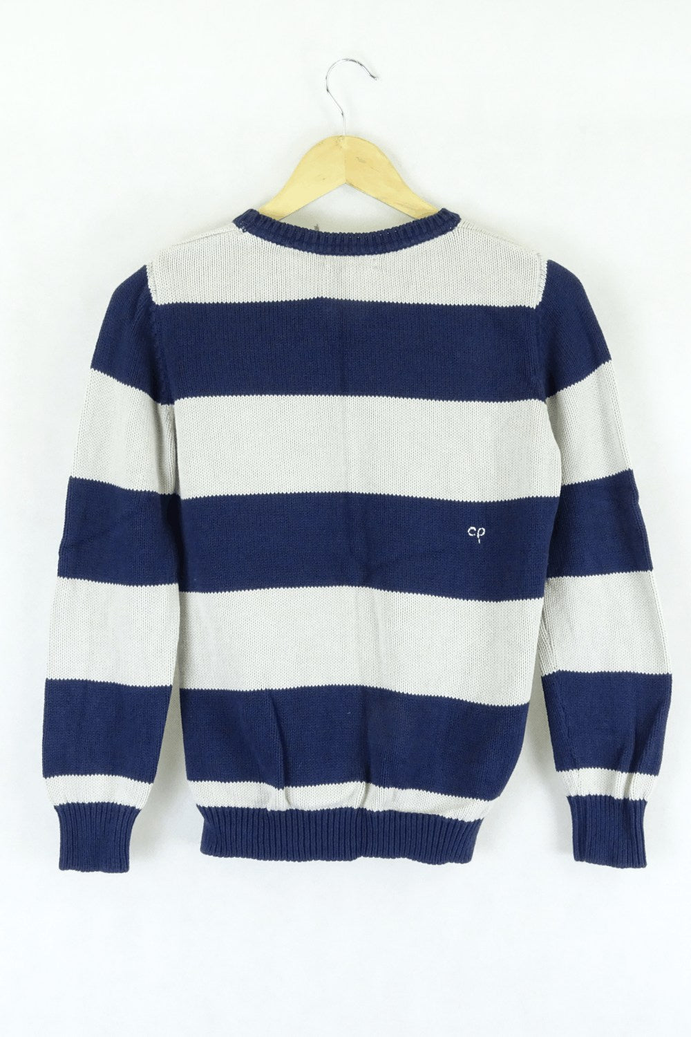 Chinti and Parker Blue and Grey Jumper XS