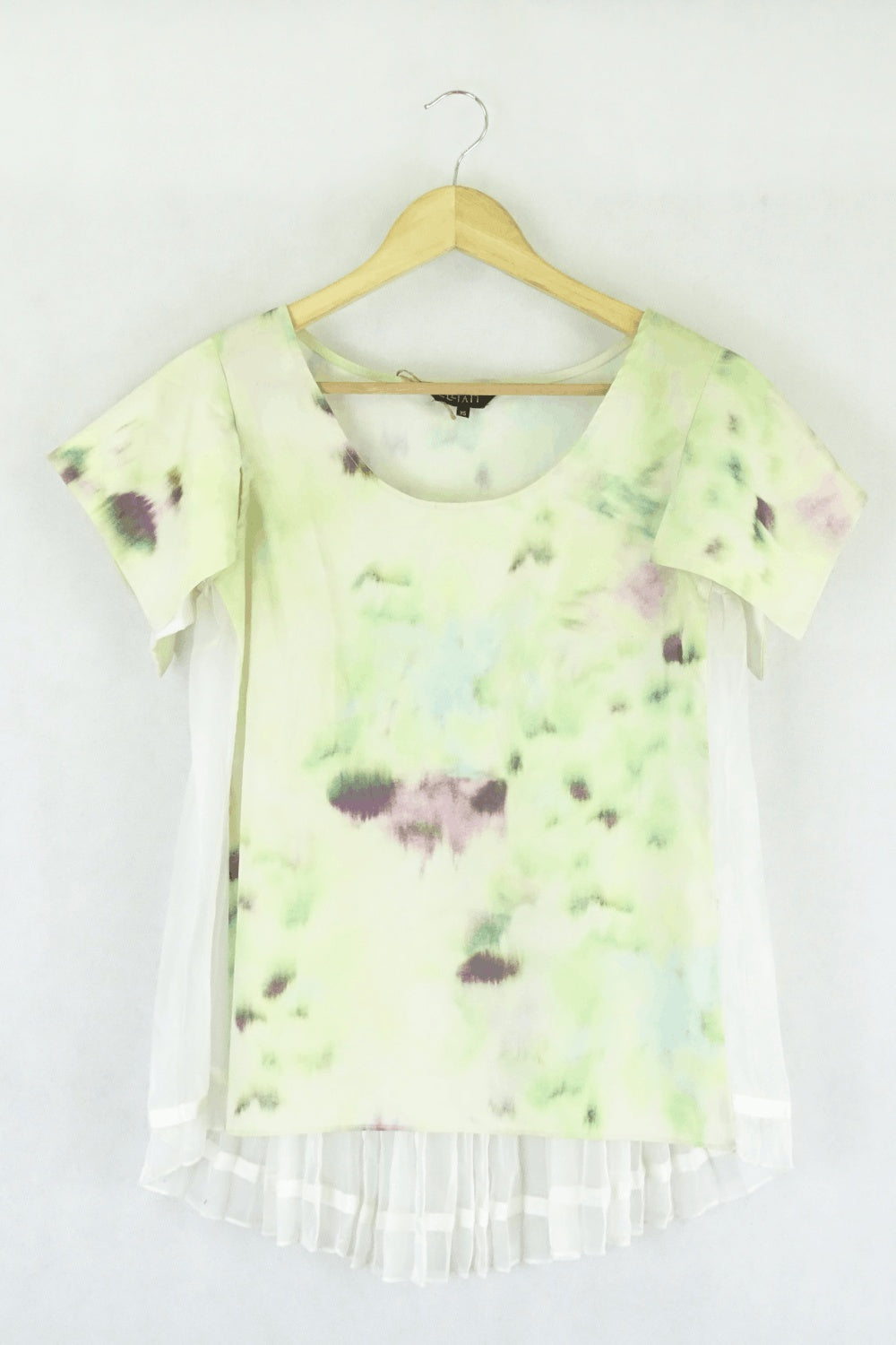 Elliat green Tie-Dye top XS