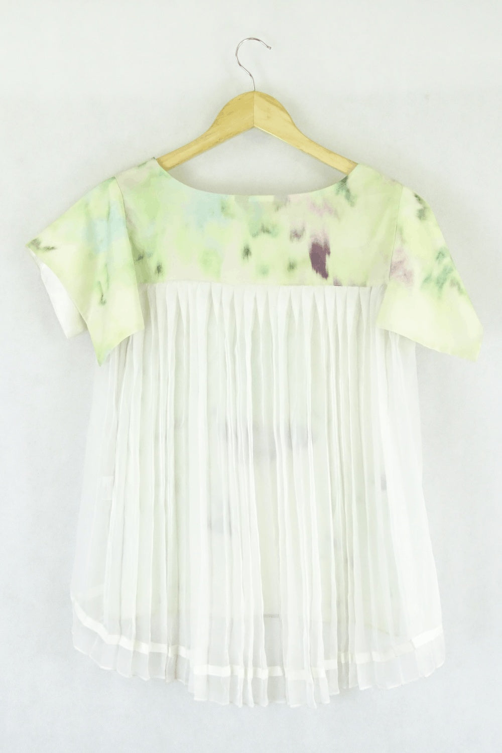 Elliat green Tie-Dye top XS