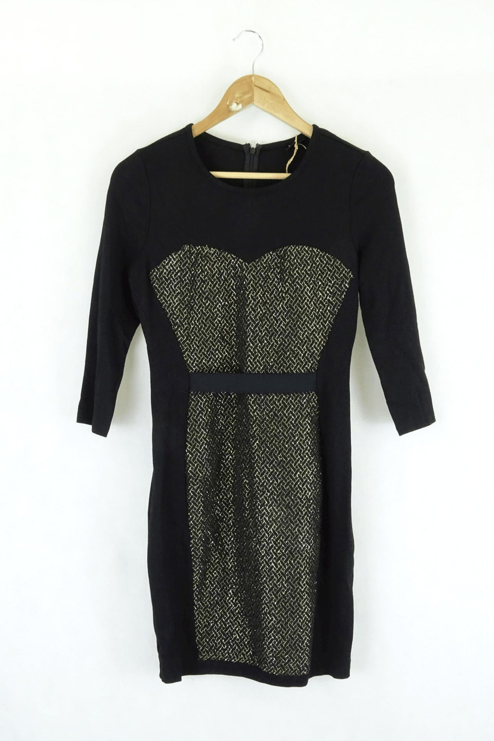 Tokito black and gold dress 10