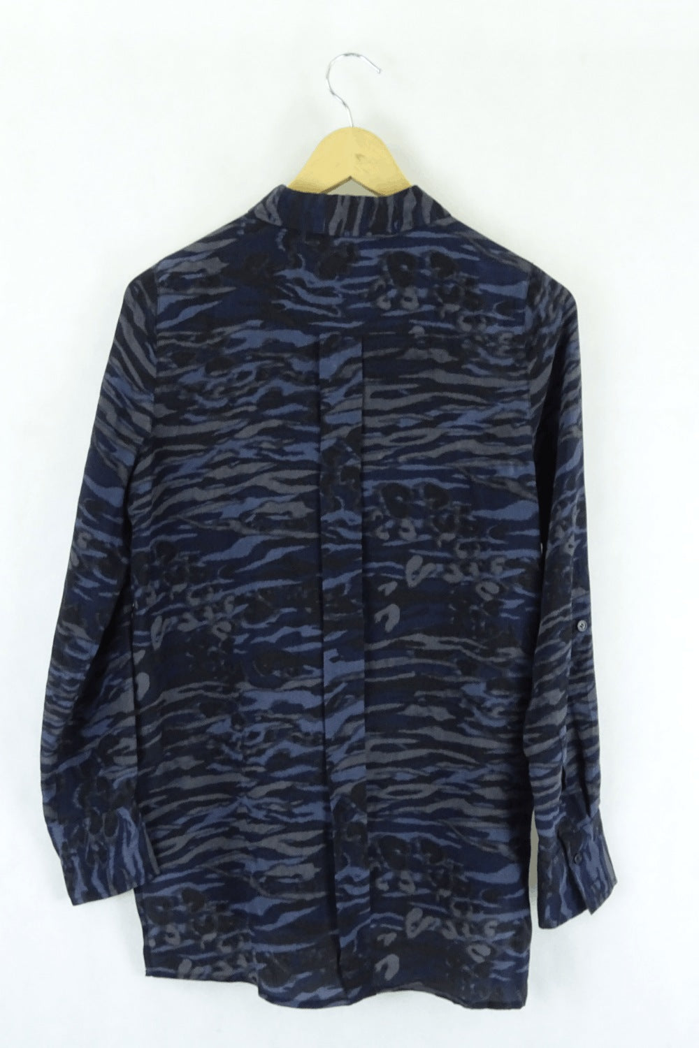 Seed Navy Animal Print Blouse 6