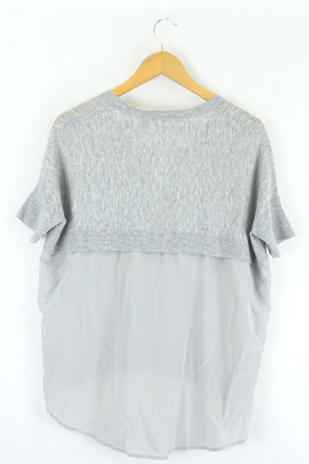 Country Road Grey Knit Blouse XXS