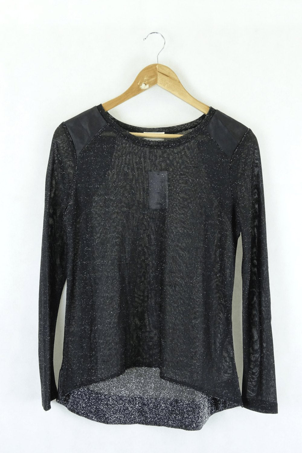 Witchery Black Sparkle Top XS