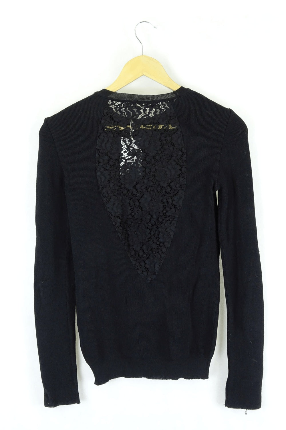Zara Black Knit Top S