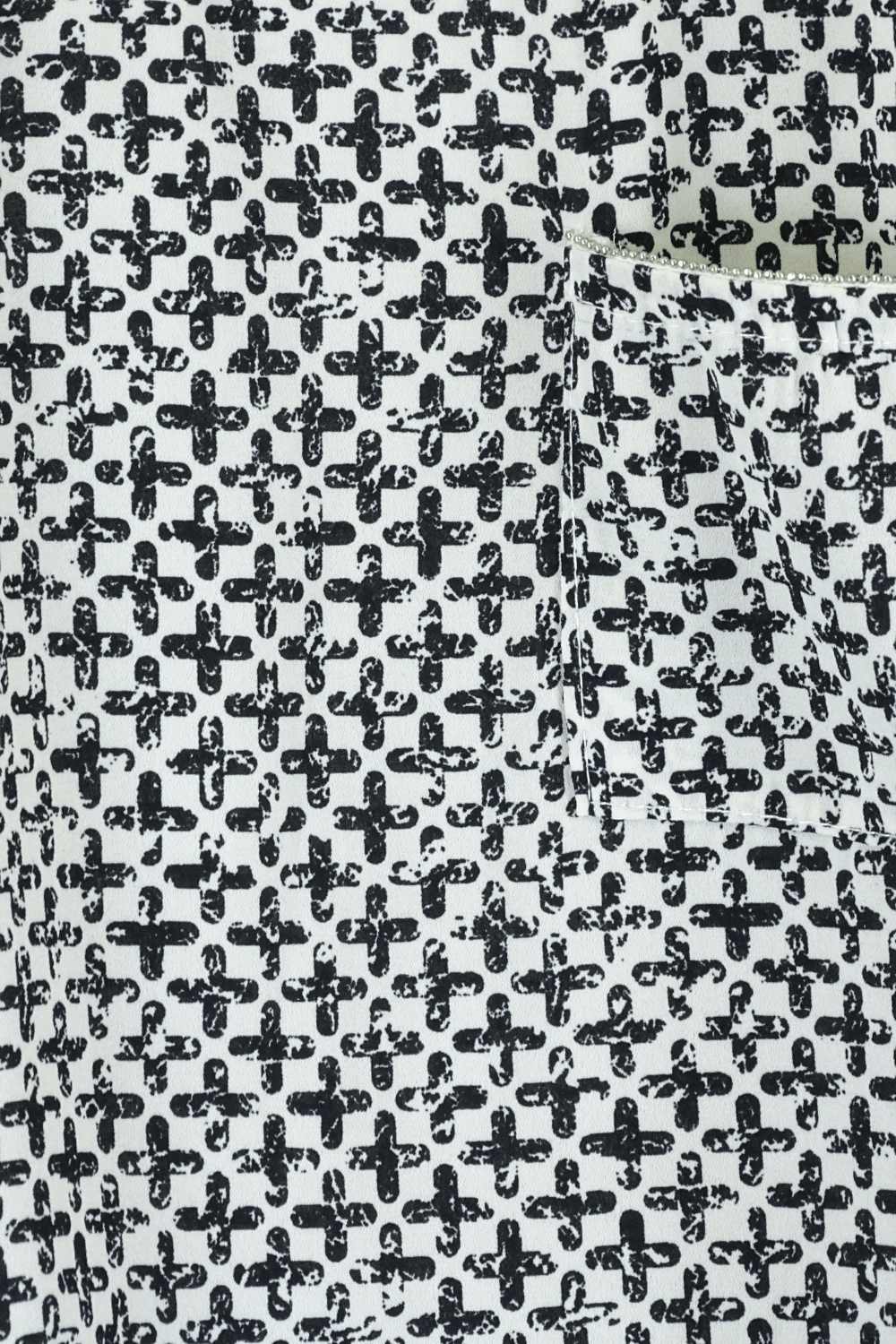 Suncoo Black and White Blouse T1